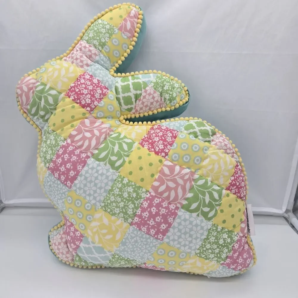 Cupcakes And Cashmere Spring Quilted Design Pillow 12x15